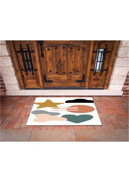 3D Baskı Özel Tasarım Geometrik Dış Mekan Paspas 287