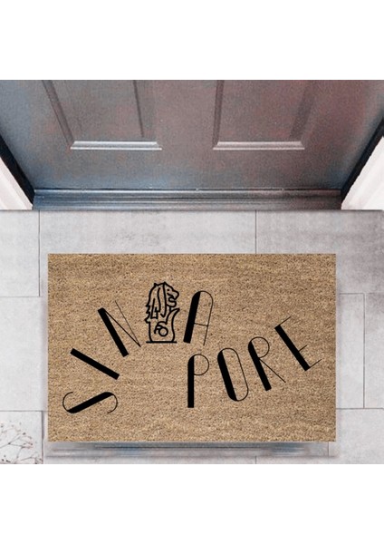 Kapı Önü Paspası Dekoratif Dijital Baskı ŞEHIRLERP-2746