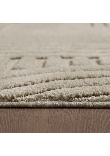 Yuvarlak Bukleli Modern Post Peluş Bej Renk modelleri
