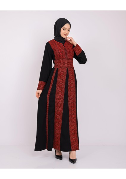 Filistin Özel Nakışlı Geleneksel Filistin Kadın Elbise M-3XL C100001 fiyatları