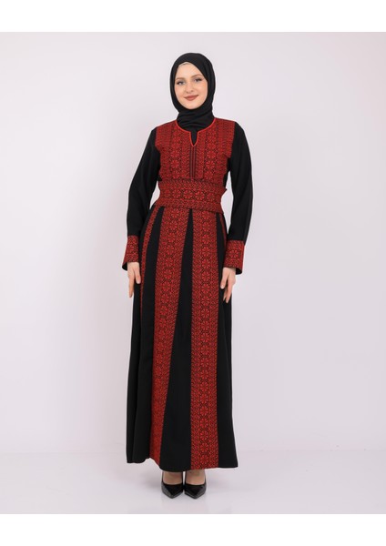 Filistin Özel Nakışlı Geleneksel Filistin Kadın Elbise M-3XL C100001 fırsatları