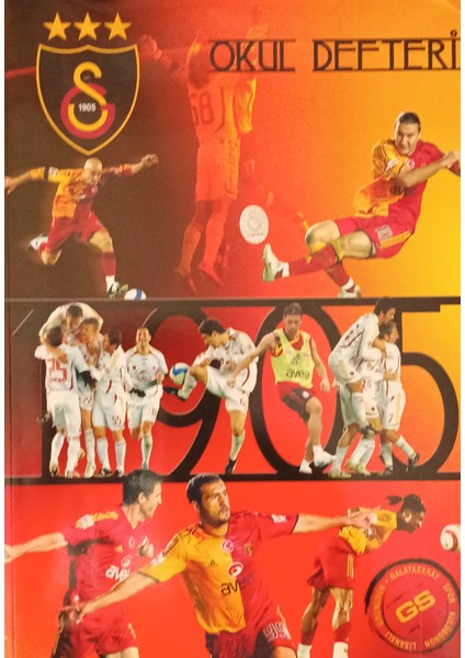 Galatasaray 1905 A4 70 gr 120 Yaprak Çizgili Metod Okul Defteri