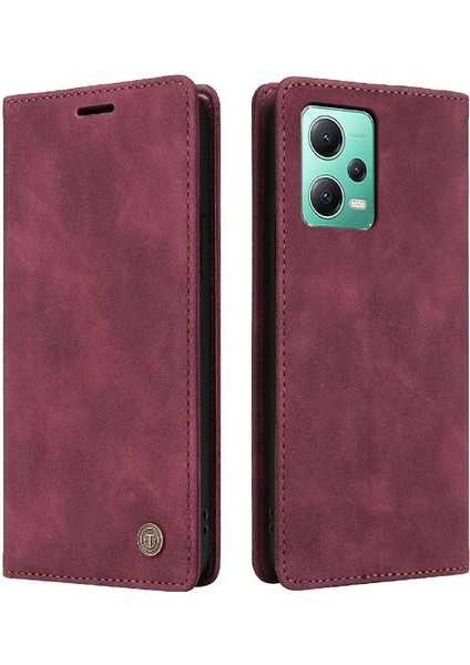 Xiaomi Redmi Not 12 Için Flip Case 5g Kapak Çevirin Cüzdan Basit Iş (Yurt Dışından)