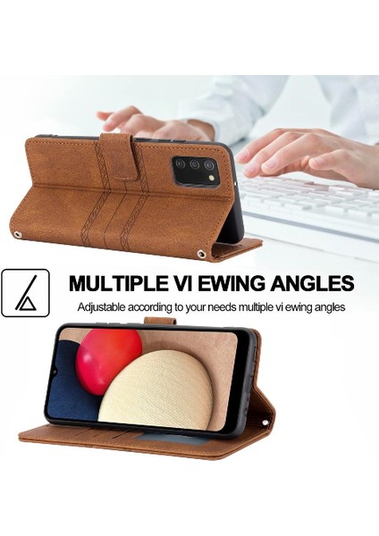 Samsung Galaxy M02S Için Flip Case Cüzdan Kılıf Darbeye Koruyucu Pu (Yurt Dışından) fırsatları
