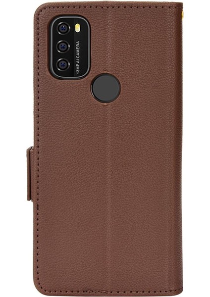 Blackview A70 Manyetik Pu Deri Kart Yuvaları Tutucu Yan Toka Için Kılıf (Yurt Dışından)