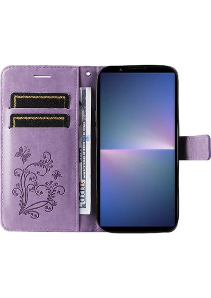 Sony Xperia 10 Vi Flip Kickstand Manyetik Kapak Pu Deri Kılıf ile (Yurt Dışından)