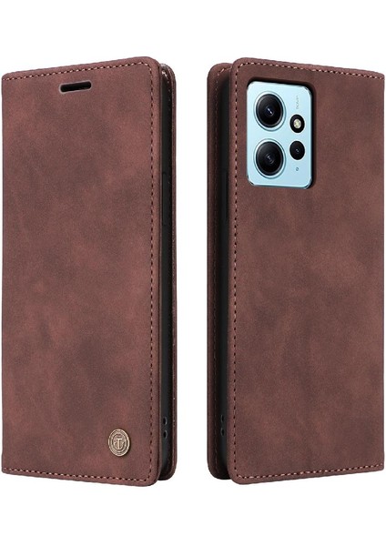 Xiaomi Redmi Not 12 Için Flip Case 4g Kapak Çevirin Darbeye Cüzdan Kılıf (Yurt Dışından)
