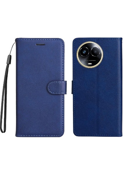 Realme 11X5G Iş Cüzdan Telefon Kılıfı Için Flip Case Klasik Düz Renk (Yurt Dışından)