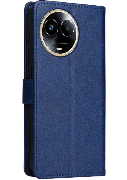 Realme 11X5G Iş Cüzdan Telefon Kılıfı Için Flip Case Klasik Düz Renk (Yurt Dışından) fırsatları