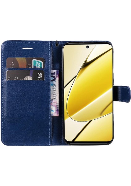 Realme 11X5G Iş Cüzdan Telefon Kılıfı Için Flip Case Klasik Düz Renk (Yurt Dışından) indirimleri
