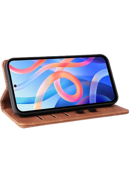 Xiaomi Redmi Not 11 Için Flip Case 5g Cüzdan Deri Kılıf Kapak Çevirin (Yurt Dışından)