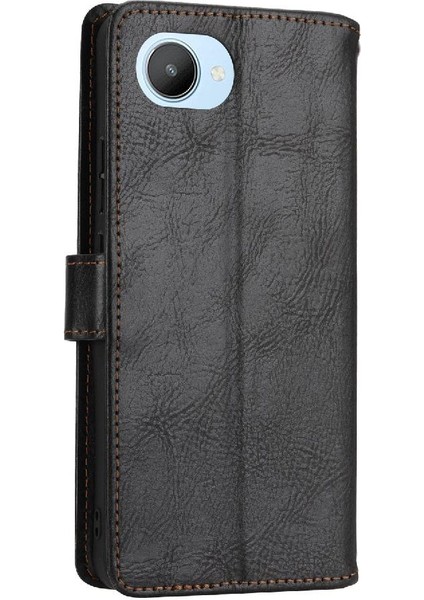 Realme C30/C30S Manyetik Kapatma Pu Deri Kickstand Kayış Için Flip Case (Yurt Dışından) indirimleri