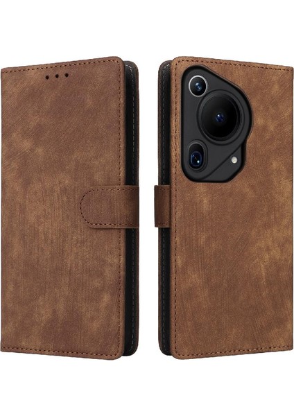 Huawei Pura 70 Ultra 5g Flip Folio Cüzdan Pu Deri Rfid Kart (Yurt Dışından)