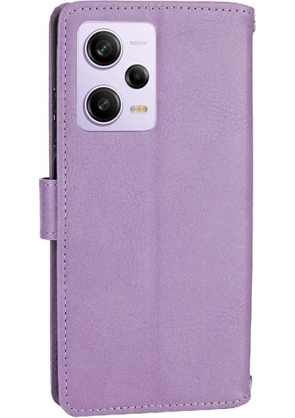 Xiaomi Redmi Not 12 Için Flip Case Pro Artı Kickstand Kayış Kart Tutucu (Yurt Dışından)
