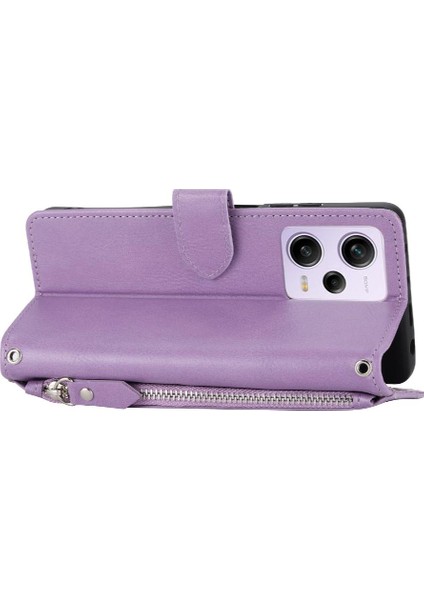 Xiaomi Redmi Not 12 Için Flip Case Pro Artı Kickstand Kayış Kart Tutucu (Yurt Dışından)