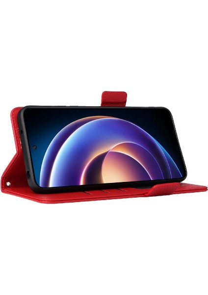 Xiaomi Poco M6 Pro 5g Için Kılıf Kart Yuvaları Tutucu Manyetik Cüzdan Pu Yan (Yurt Dışından) fırsatları