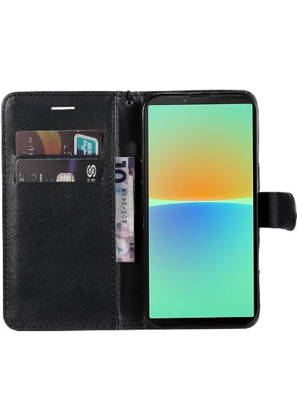 Kart Yuvası ile Sony Xperia 10 Iv Için Flip Case Iş Cüzdan Telefon Kılıfı (Yurt Dışından) indirimleri