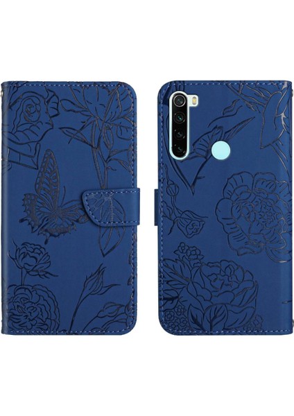 Xiaomi Redmi Not 8t Çiçekler ve Kelebekler Anti-Damla Koruma (Yurt Dışından)