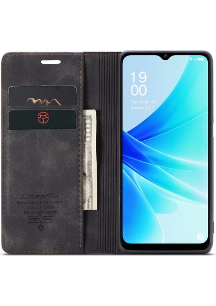 Oppo Için Flip Case A57 4G/A77 4G/A77S Flip Folio Kitap Kılıf Kart Yuvası Pu (Yurt Dışından)