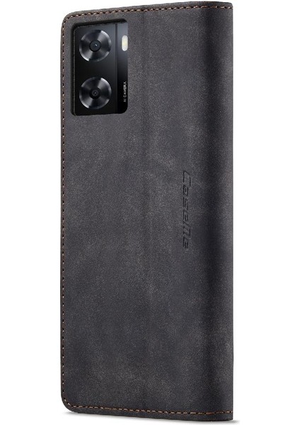 Oppo Için Flip Case A57 4G/A77 4G/A77S Flip Folio Kitap Kılıf Kart Yuvası Pu (Yurt Dışından)