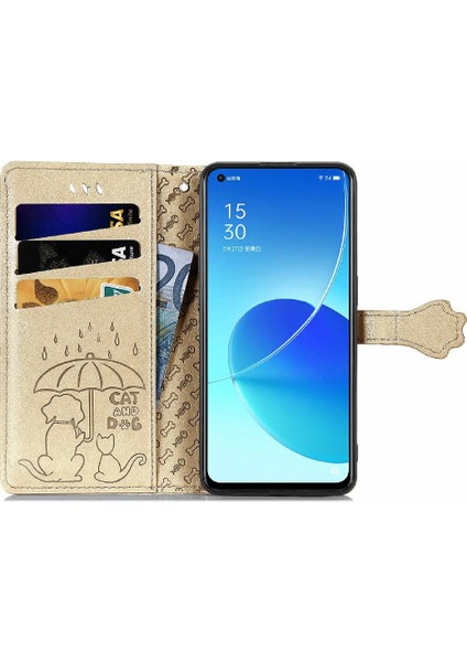 Oppo Oppo 6 5g Darbeye Kapak Kapak Için Kılıf Kısa Kayış Deri Kılıf (Yurt Dışından)