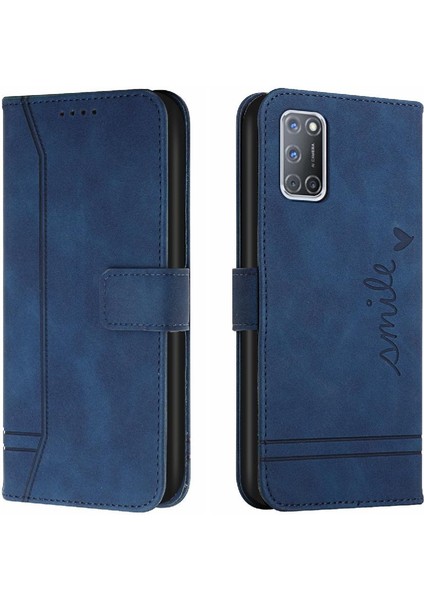 Oppo PHONE/A72/A92 Flip Folio Cüzdan Pu Deri Kart Yuvaları Için Telefon Kılıfı (Yurt Dışından)