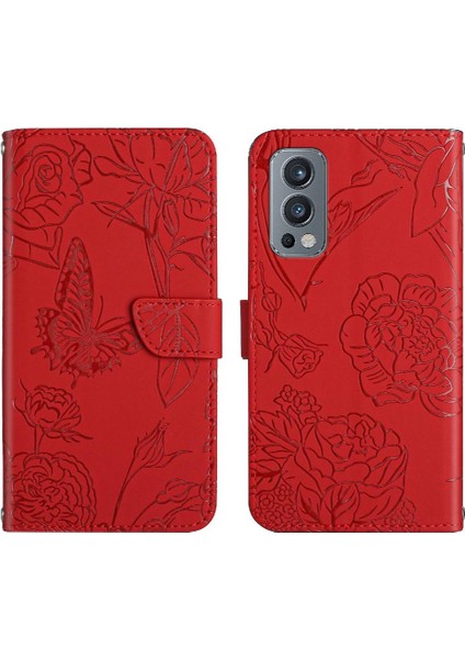 Bilek Kayışı ile Oneplus Nord 2 Için Kılıf Anti-Damla Koruma Darbeye (Yurt Dışından)