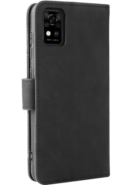 Kart Tutucu Kickstand ile Zte Blade Zte Deri Folio Flip Case Için Kılıf (Yurt Dışından)
