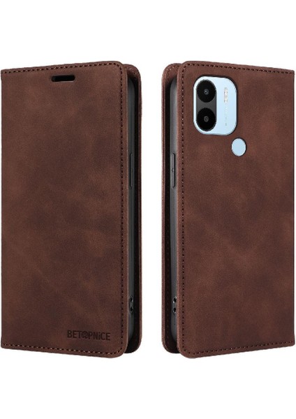 Xiaomi Redmi A1 Artı Koruyucu Pu Deri Folio Cüzdan Manyetik (Yurt Dışından)