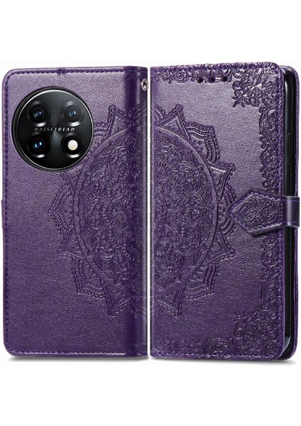Oneplus 11 Için Kılıf Basit Iş Darbeye Kapak Çevirin Deri Kılıf (Yurt Dışından)