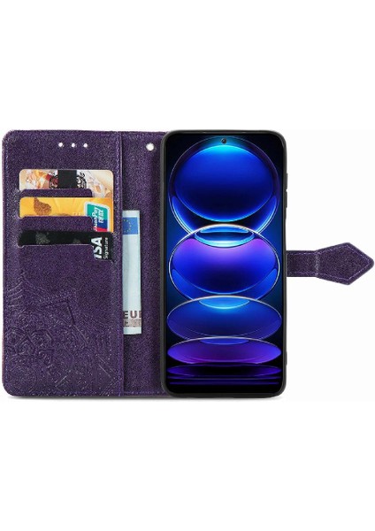Redmi Not 12 Için Kılıf Pro Kapak Çevirin Kılıf Zarif Desen (Yurt Dışından)