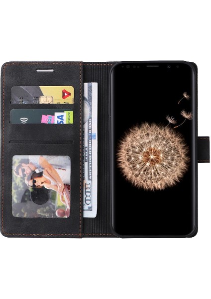 Samsung Galaxy S9 Artı Cüzdan Deri Kılıf Için Flip Case Darbeye Çevir (Yurt Dışından) modelleri