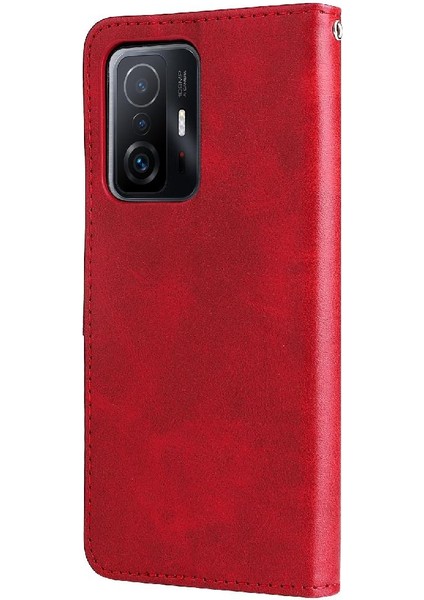 Xiaomi 11T/11T Pro 5g Deri Kart Yuvası Tutucular Fermuar Kapak (Yurt Dışından)