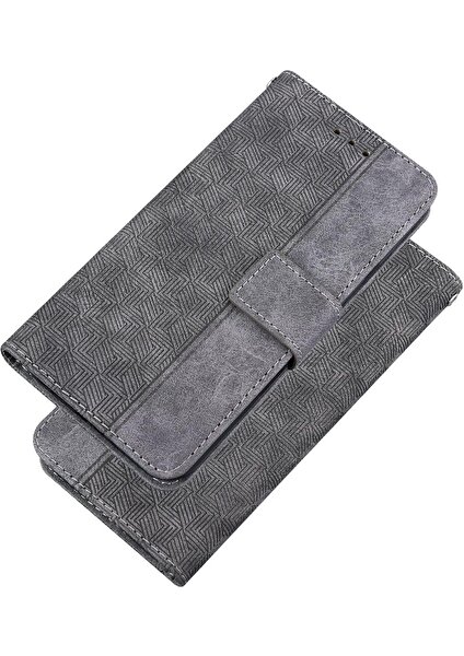 Mays Shop Samsung Galaxy Flip Için Flip CASE/F15 5g Flip Folio Geometrik Kabartmalı Pu (Yurt Dışından)