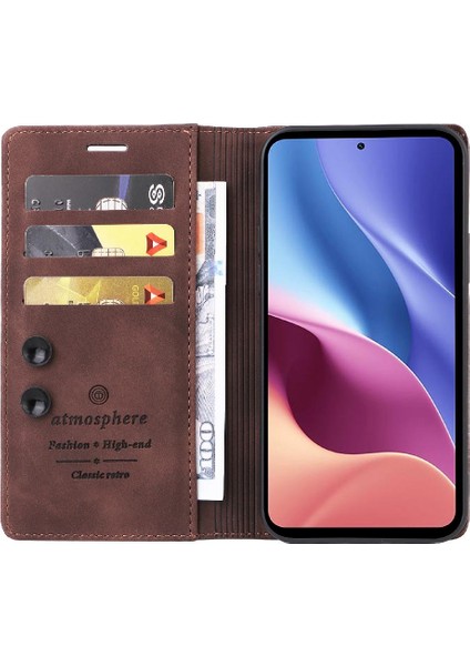 Xiaomi Poco F3 Için Flip Case Darbeye Basit Iş Kapak Kılıfı (Yurt Dışından) indirimleri