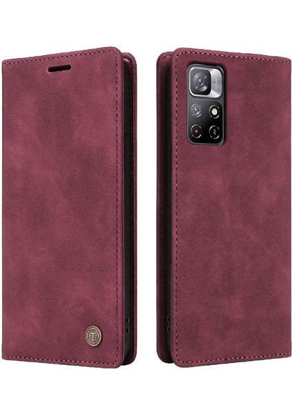 Xiaomi Redmi Not 11 Için Flip Case 5g Cüzdan Deri Kılıf Kapak Çevirin (Yurt Dışından)
