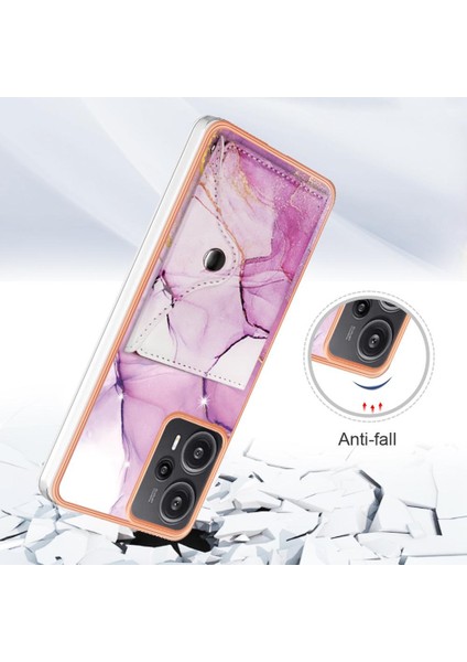 Xiaomi Poco F5 5g Kart Yuvaları Mermer Yumuşak Tpu Tampon Ince Cüzdan (Yurt Dışından) fırsatları