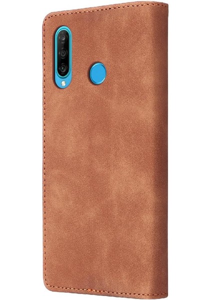 Huawei P30 Lite Deri Kılıf Için Flip Case Basit Iş Darbeye Dayanıklı (Yurt Dışından) modelleri