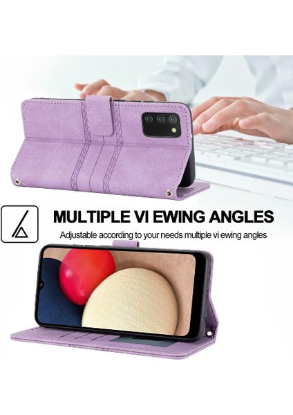 Samsung Galaxy M02S Için Flip Case Cüzdan Kılıf Darbeye Koruyucu Pu (Yurt Dışından) indirimleri