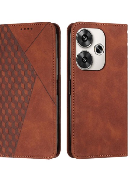 Xiaomi Poco F6 Pu Deri Yan Toka Tam Koruma Kartı (Yurt Dışından)