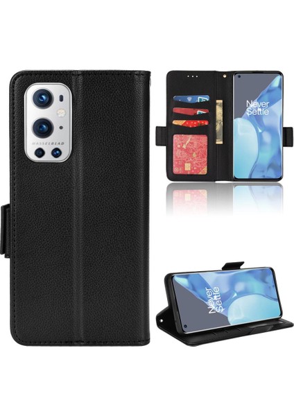 Oneplus 9 Için Kılıf Pro Yan Toka Cüzdan Pu Deri Manyetik Kart Yuvaları (Yurt Dışından)
