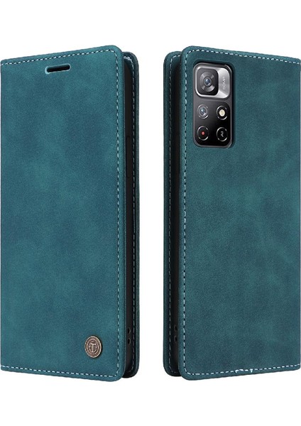 Xiaomi Redmi Not 11 Için Flip Case 5g Cüzdan Deri Kılıf Kapak Çevirin (Yurt Dışından)