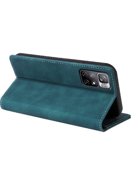 Xiaomi Redmi Not 11 Için Flip Case 5g Cüzdan Deri Kılıf Kapak Çevirin (Yurt Dışından)