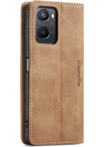 Oppo Için Flip Case A36 4G/A76 4G/A96 4g Vintage Pu Deri Cüzdan Flip (Yurt Dışından)