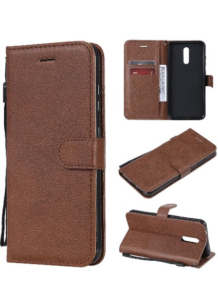 Kart Yuvası ile Nokia 3.2 Için Flip Case Iş Cüzdan Telefon Kılıfı Klasik (Yurt Dışından)