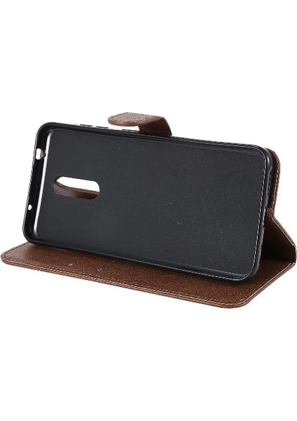 Kart Yuvası ile Nokia 3.2 Için Flip Case Iş Cüzdan Telefon Kılıfı Klasik (Yurt Dışından)