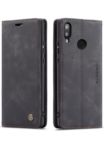 Huawei P20 Lite Için Flip Case Vintage Pu Deri Cüzdan Flip Folio Kitap (Yurt Dışından)