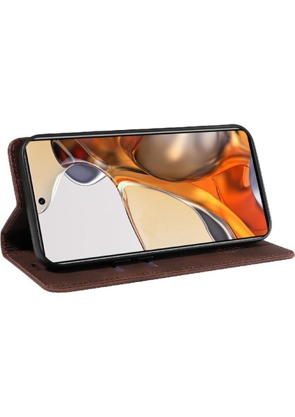 Mays Shop Xiaomi Poco F5 Koruyucu Manyetik Folio Cüzdan Pu Deri (Yurt Dışından)