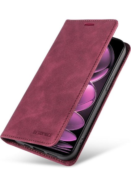 Xiaomi Redmi Için Not 12 Pro Manyetik Koruyucu Folio Cüzdan Pu (Yurt Dışından)