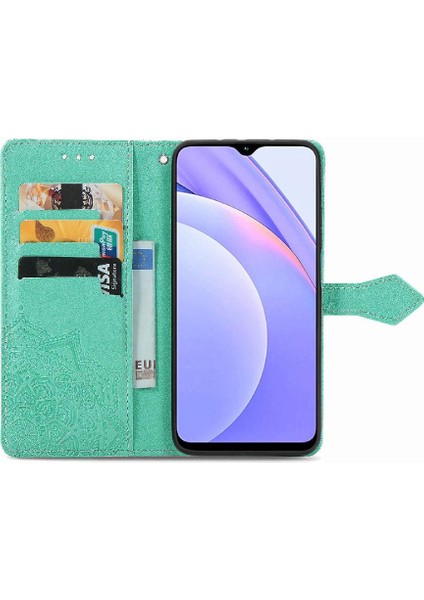 Redmi Not 9 4g Flip Kapak Için Kılıf Zarif Desen Darbeye Basit (Yurt Dışından)